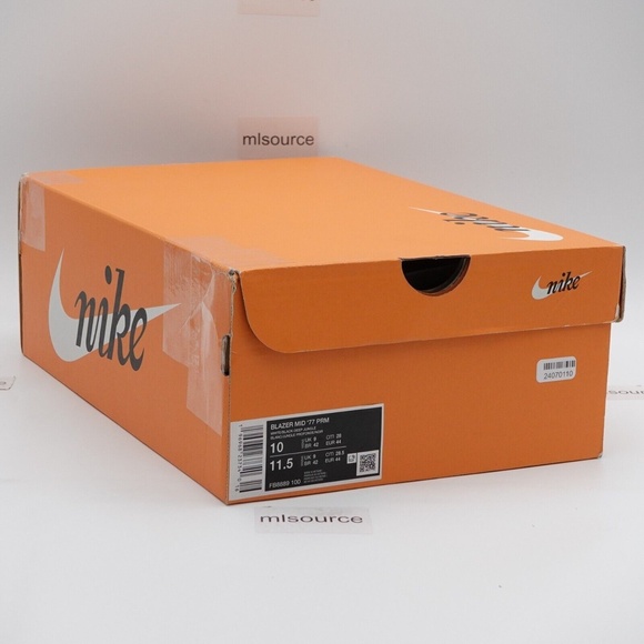 NEW Nike Blazer Mid '77 Premium Remix Split Sneakers FB8889-100 White - Picture 12 of 16